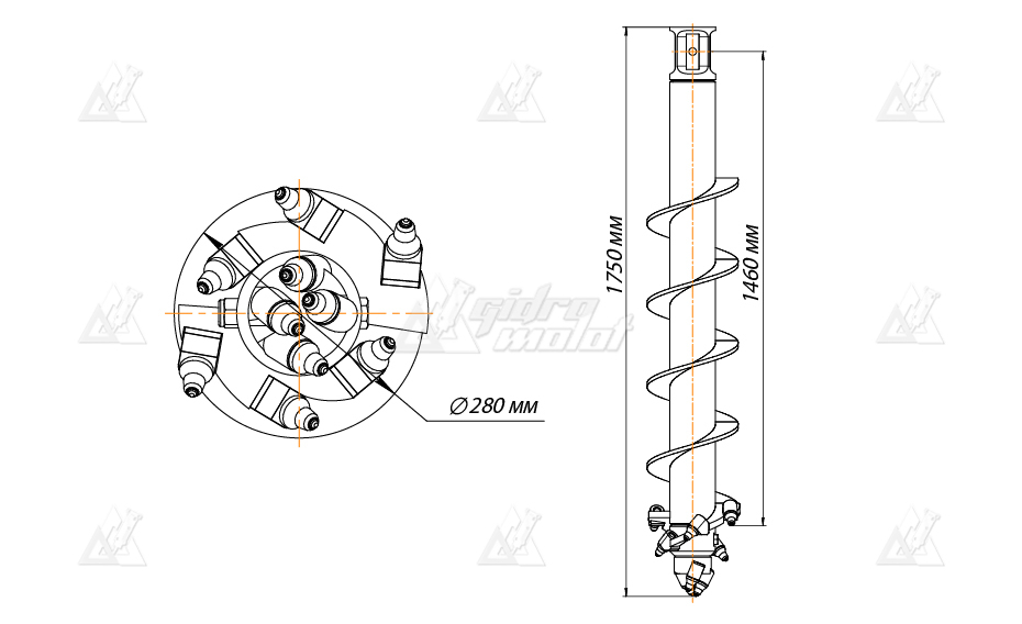 Шнекобур Impulse ШБКС-S6 (кат.3-6) D-300 картинка 638548