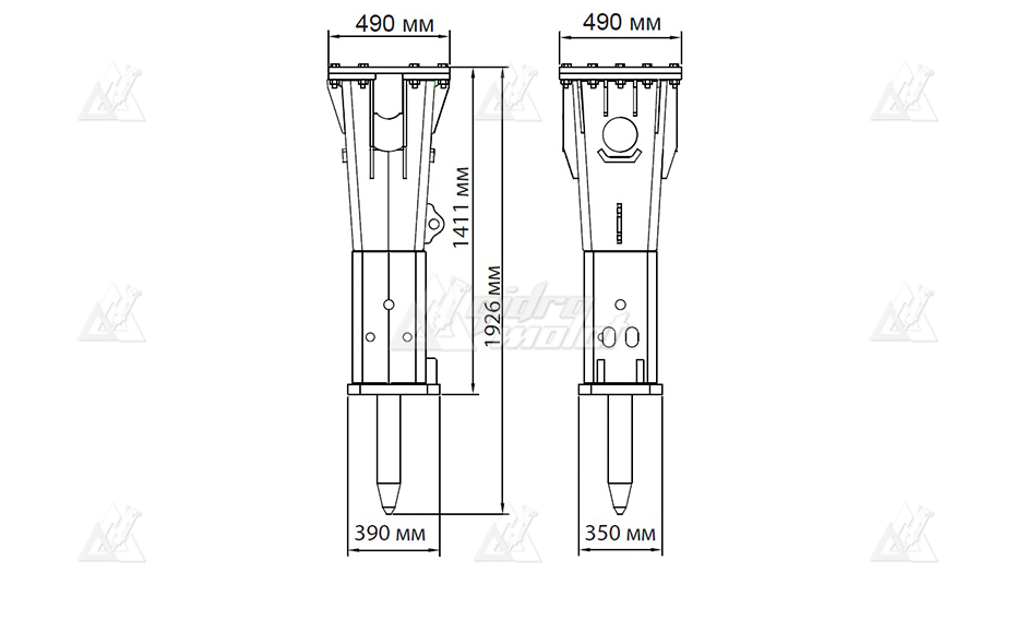 Гидромолот HammerMaster HM 120 картинка 423480