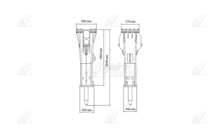 Гидромолот HammerMaster HM 240 картинка 423486