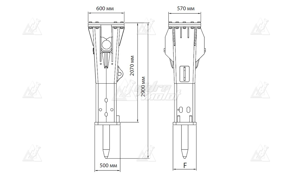 Гидромолот HammerMaster HM 300 картинка 423487