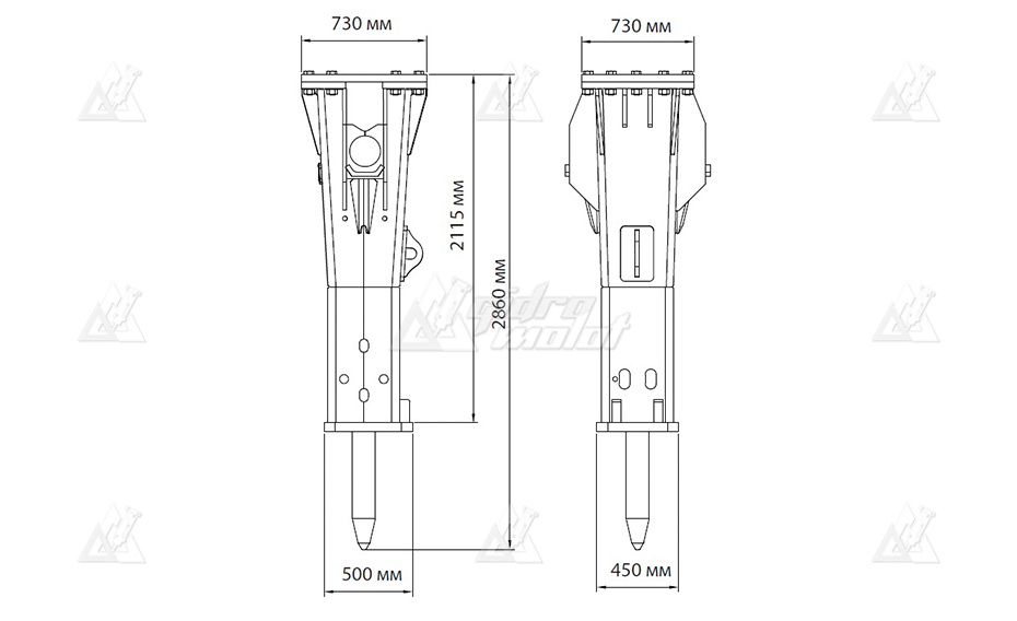 Гидромолот HammerMaster HM 330 картинка 423489