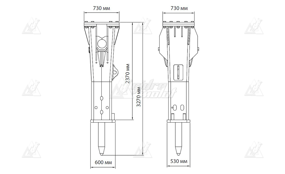 Гидромолот HammerMaster HM 550 HD картинка 423495