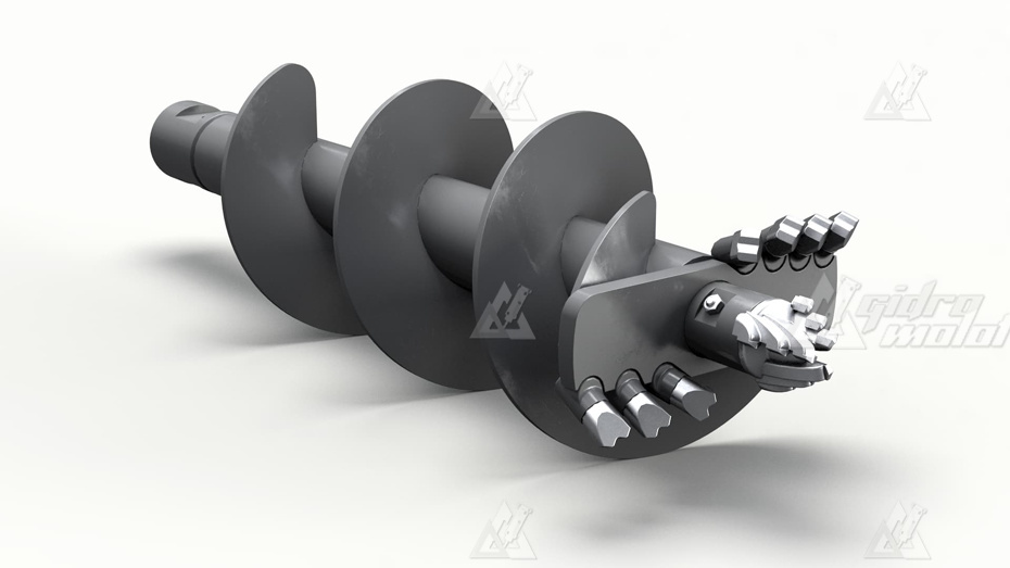 Шнекобур JCB ED6000, SH5, D-350мм, L-1200 мм картинка