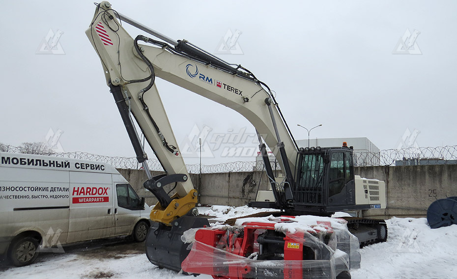 Квик-каплер Delta QC-300-Zoomlion ZE370E с гидроразводкой картинка 641610