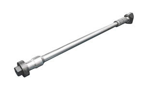 Шпилька стяжная в сборе HammerMaster HM550 (TIE ROD ASSEMBLY) HRB-1242121B0112C